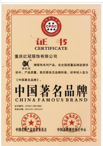 中国著名品牌 
