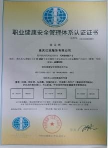 职业健康认证 