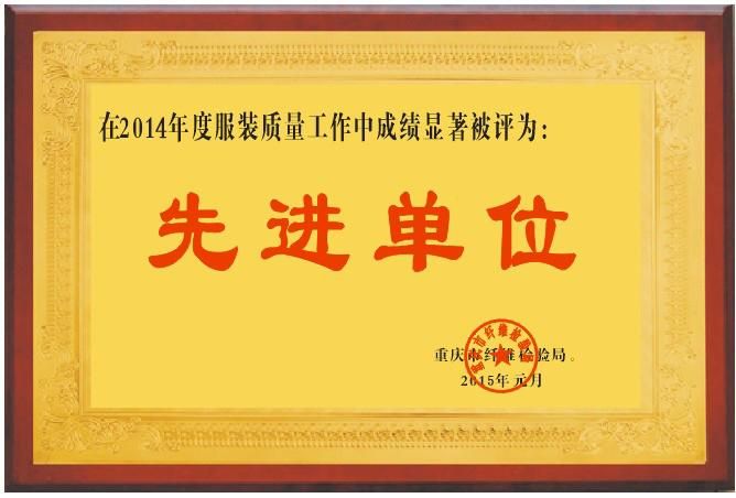 纤检局—先进单位 
